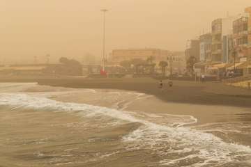 Telde advierte del peligro del baño en las playas del municipio (Foto Antonio Rico)